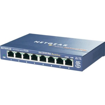SWITCH NETGEAR FS108 8 PORTÓW GW 