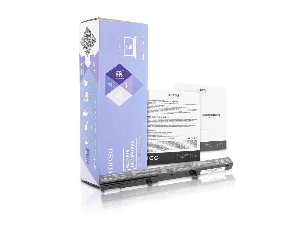 Bateria Mitsu do Asus X451, X551 (2200mAh)