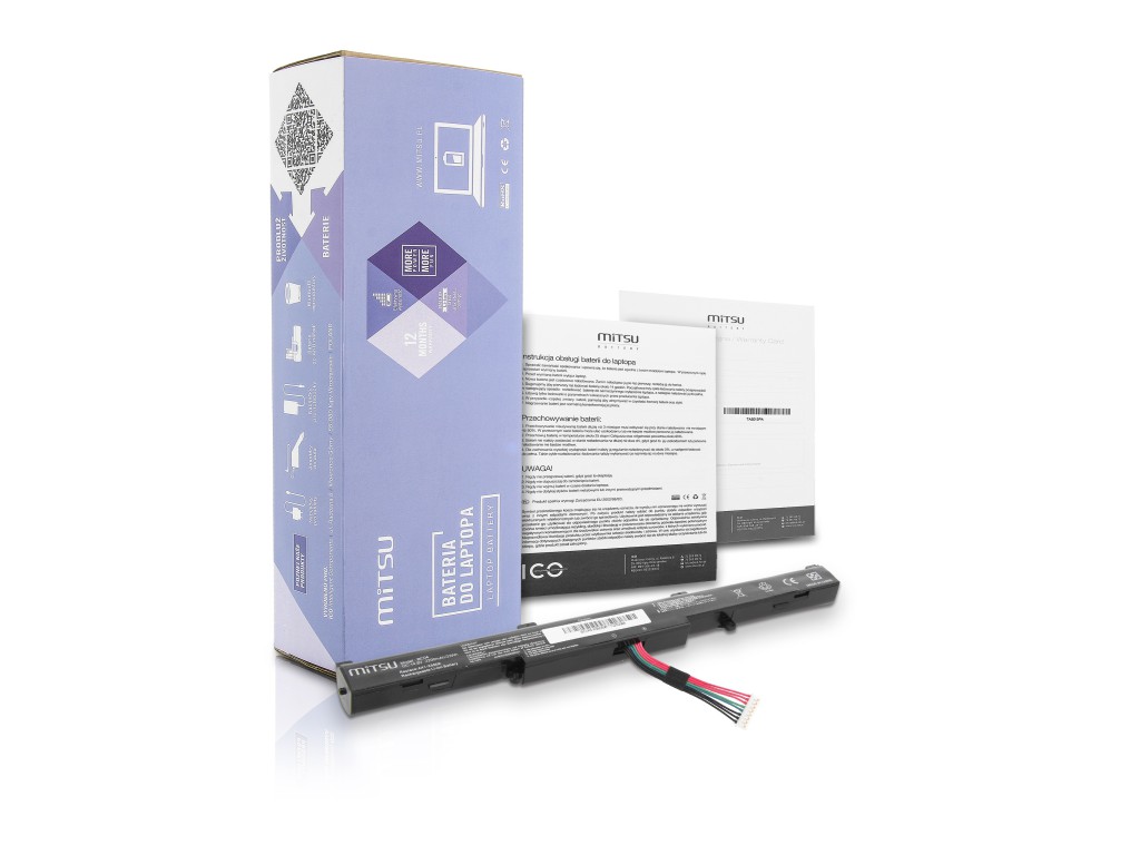 Bateria Mitsu do Asus A550E, K550E