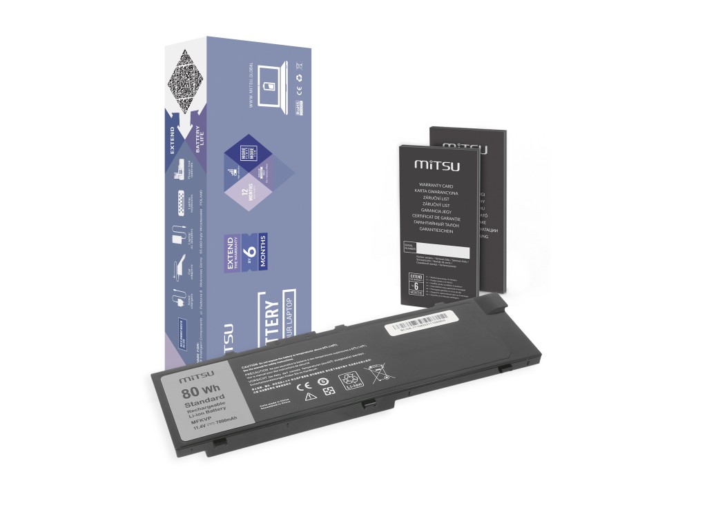 Bateria Mitsu do Dell Precision 15 7510, 17 7710