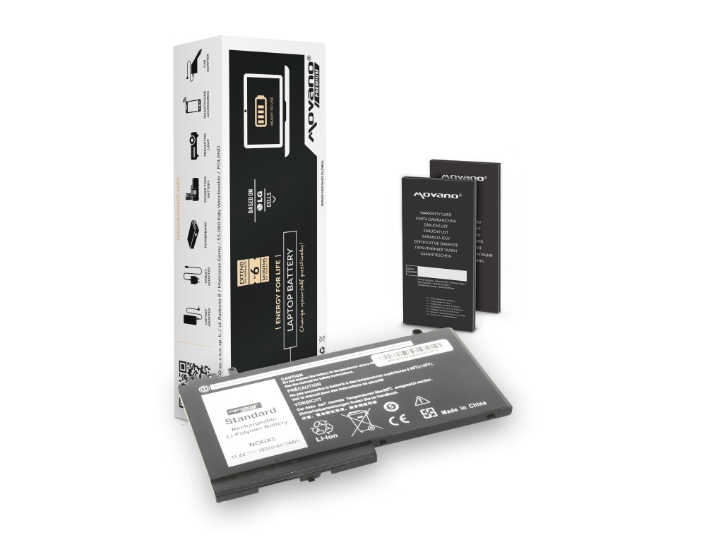 Bateria Movano Premium do Dell Latitude E5250, E5270