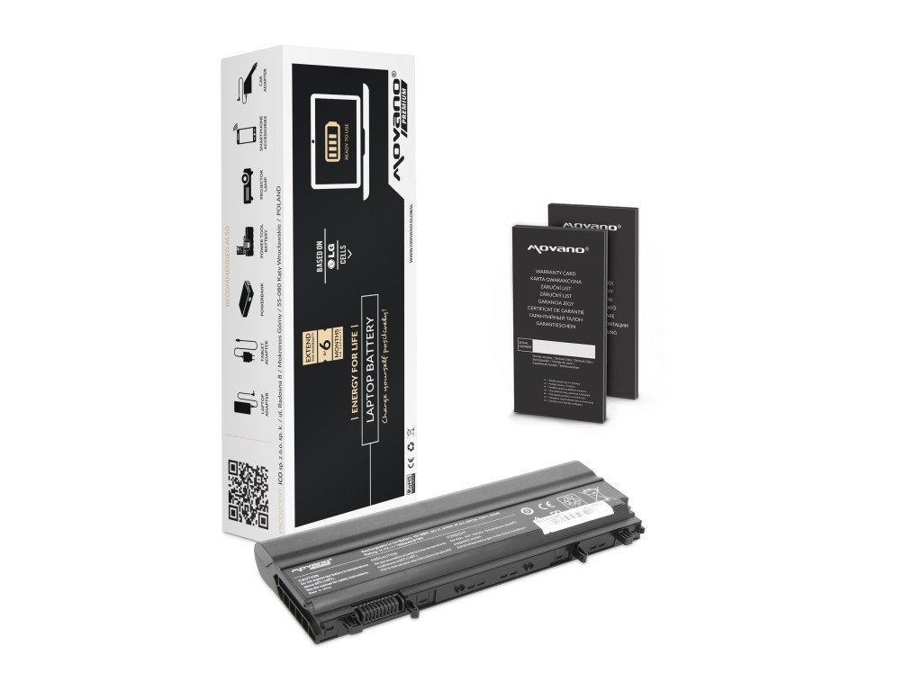Bateria Movano Premium do Dell Latitude E5440, E5540 (7800mAh)