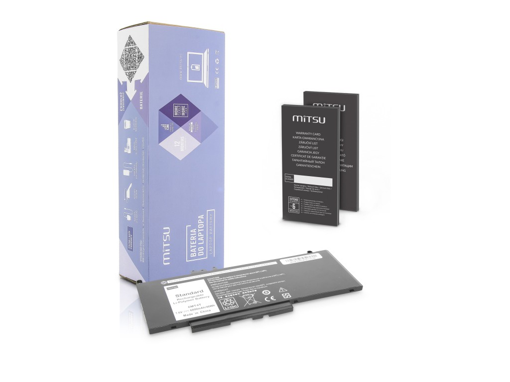 Bateria Mitsu do Dell Latitude E5470, E5570 - 7.6v