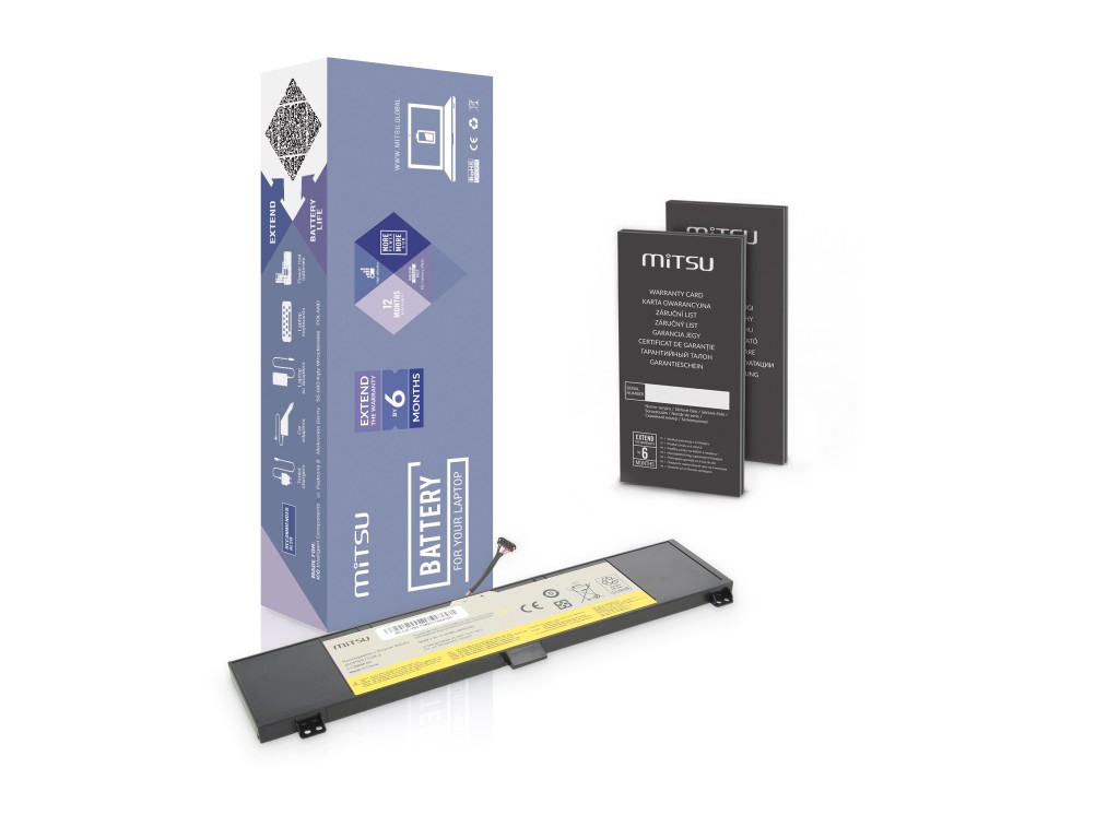 Bateria Mitsu do Lenovo Y50-70, Y50-80