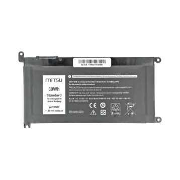 Bateria Mitsu do Dell Vostro 14 (5468), Inspiron 15 (5568) - 3400mAh