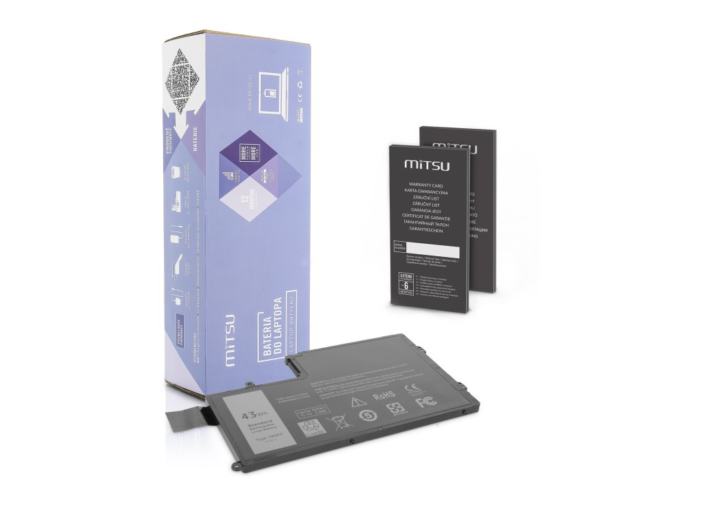 Bateria Mitsu do Dell Inspiron 15 (5542), 14 (5445)