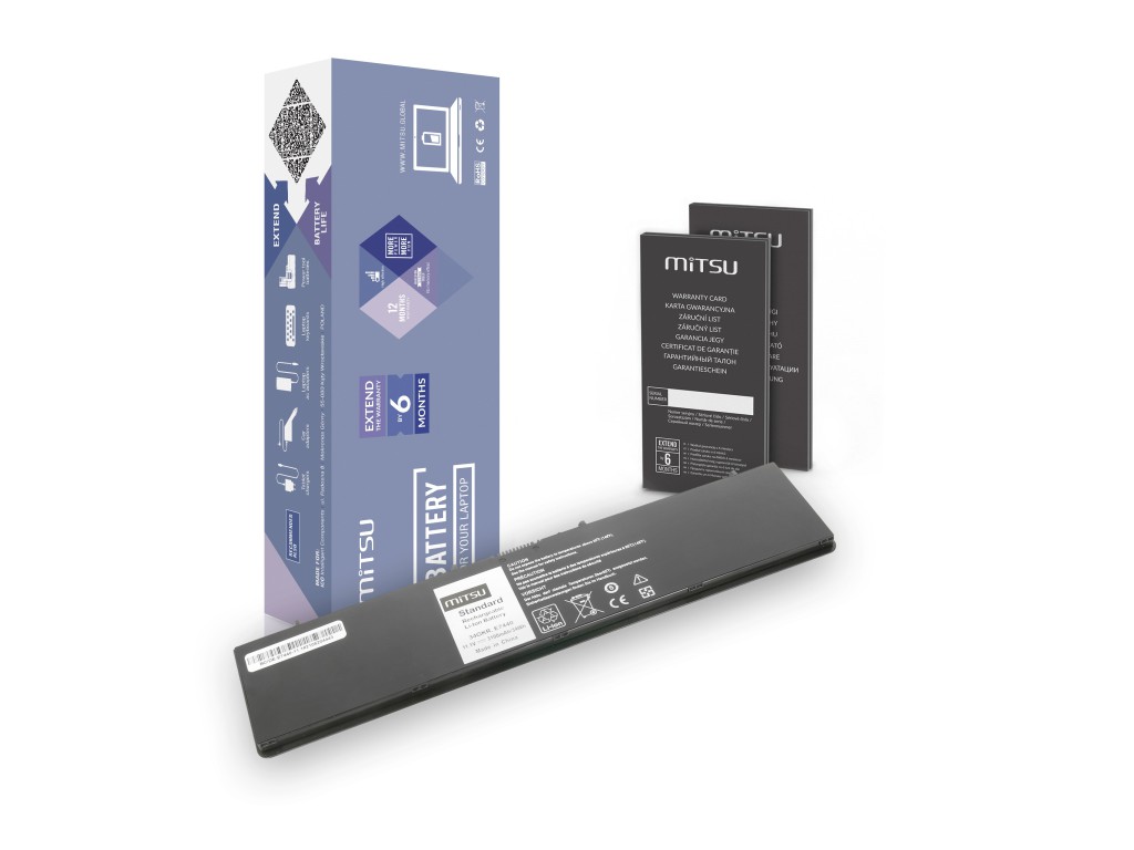 Bateria Mitsu do Dell Latitude E7440, 11.1v