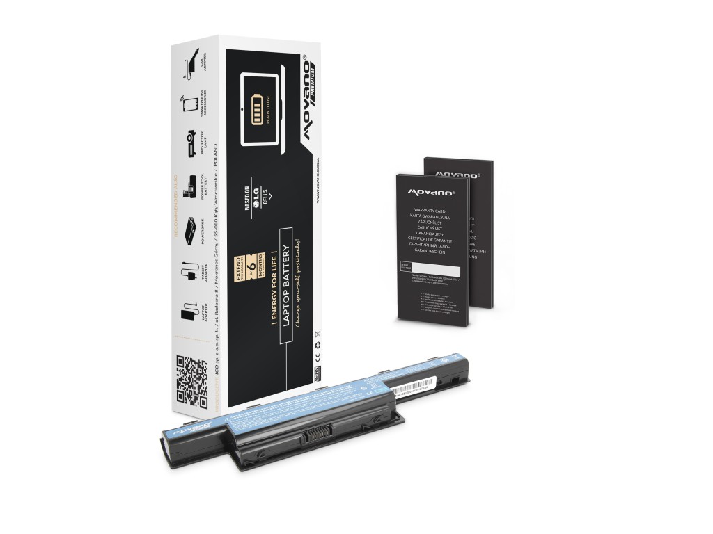 Bateria Movano Premium do Acer Aspire 4551, 4741, 5741