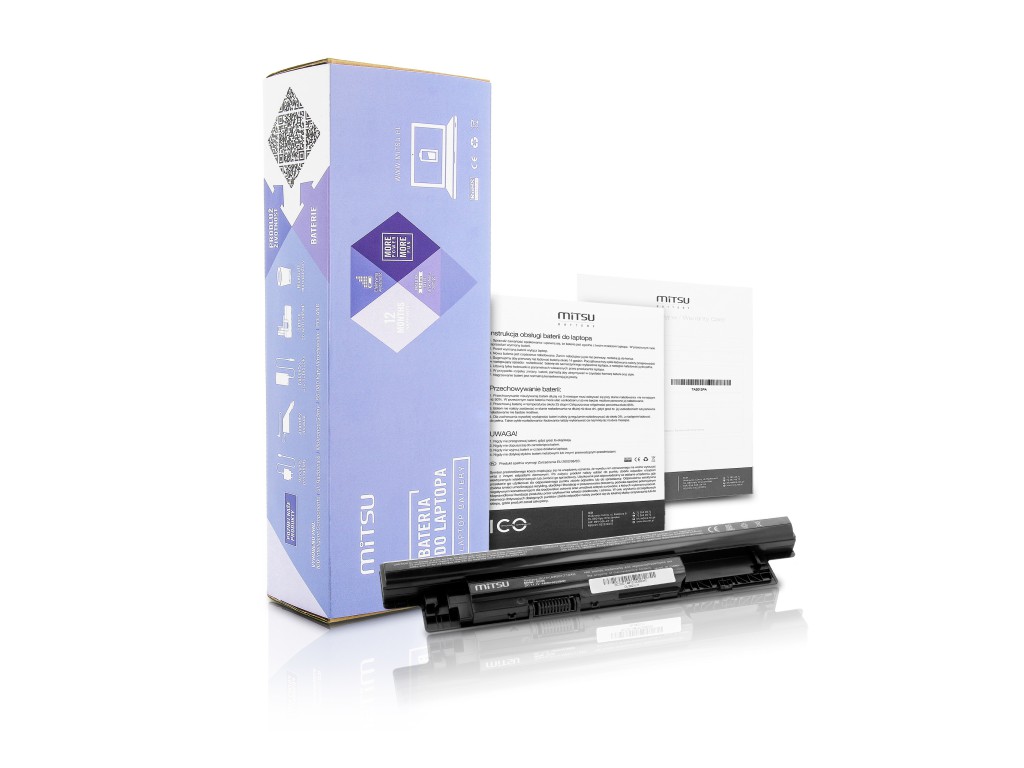 Bateria Mitsu do Dell Inspiron 14, 15, 17
