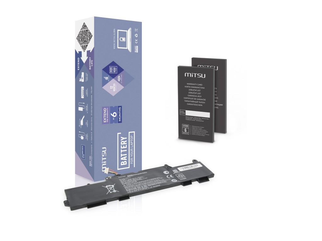 Bateria Mitsu do HP EliteBook 735, 745, 840 G5