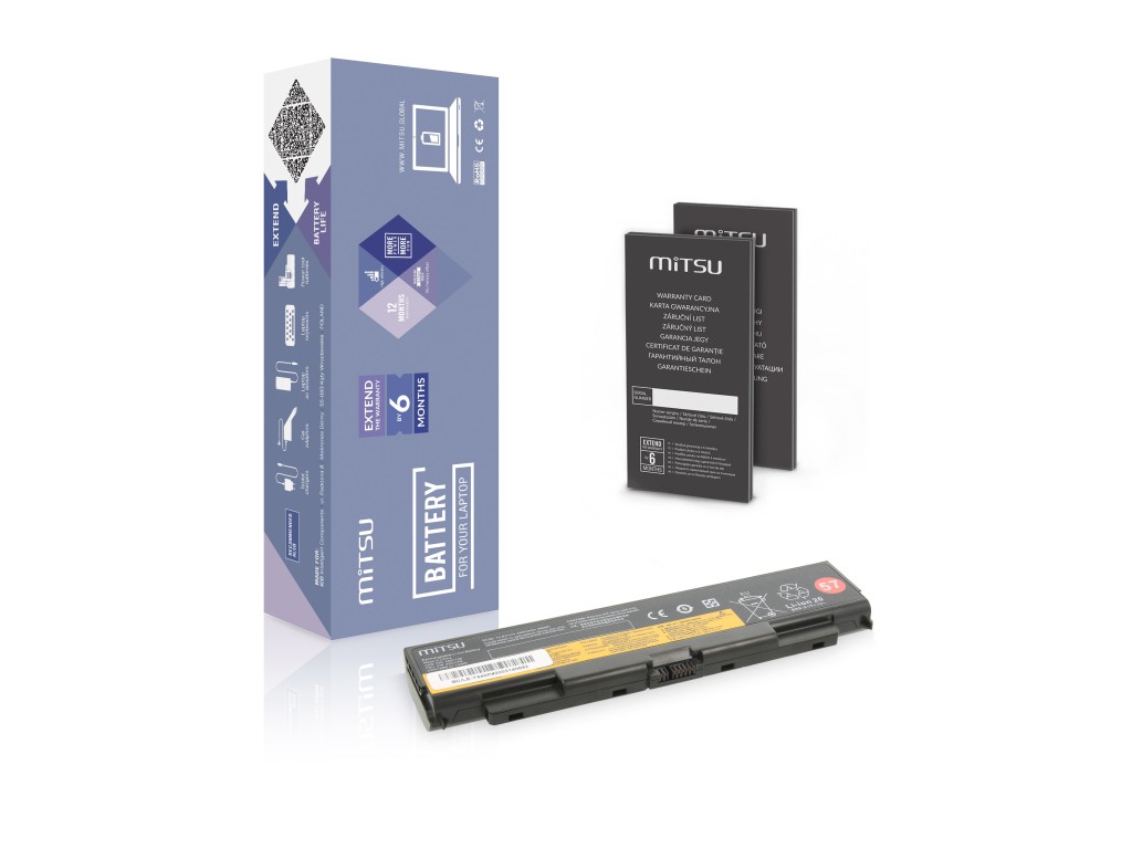 Bateria Mitsu do Lenovo T440p, W540