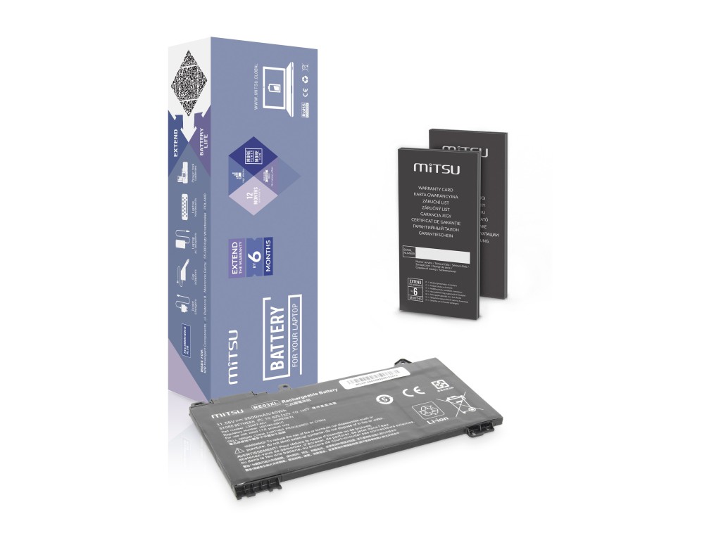 Bateria Mitsu do HP 430 G6, 450 G6