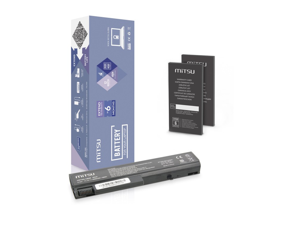 Bateria Mitsu do HP 6530b, 6735b, 6930p