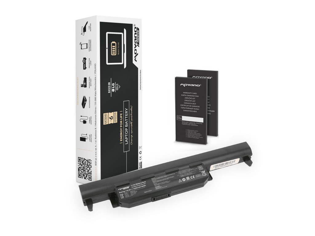 Bateria Movano Premium do Asus A55, K45, K55