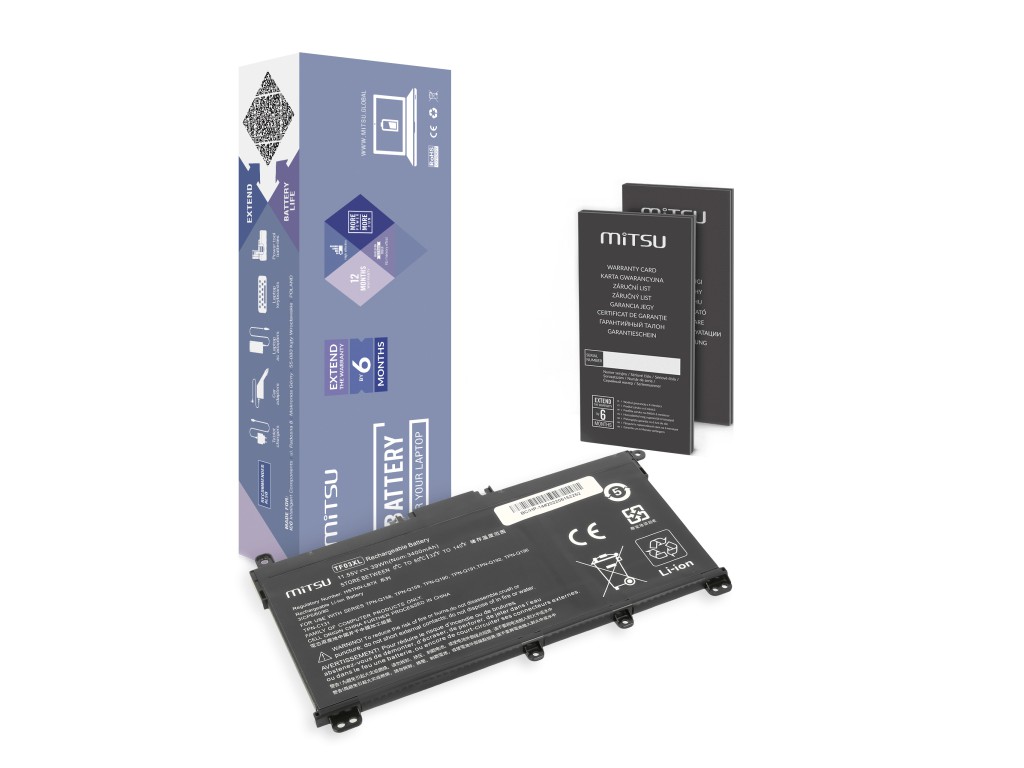 Bateria Mitsu do HP 14-BP, Pavilion 14 15