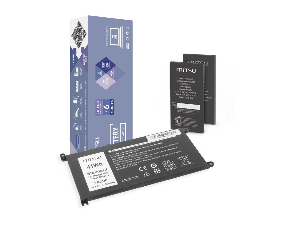 Bateria Mitsu do Dell Inspiron 14 5481, 5590