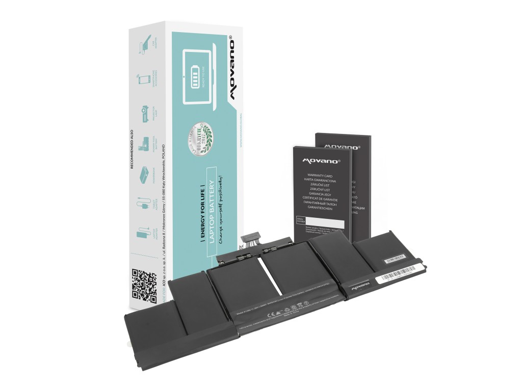 Bateria Movano do Apple MacBook Pro A1398 15" - A1494 (2013, 2014 r.)