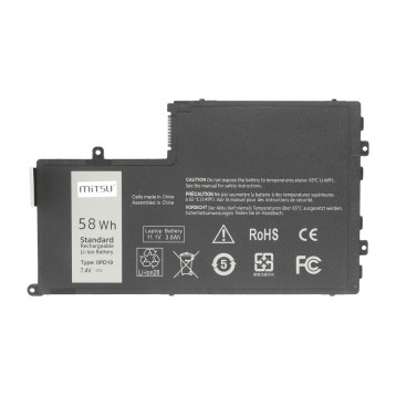 Bateria Mitsu do Dell Inspiron 15 (5542), 14 (5445) - 7.4V