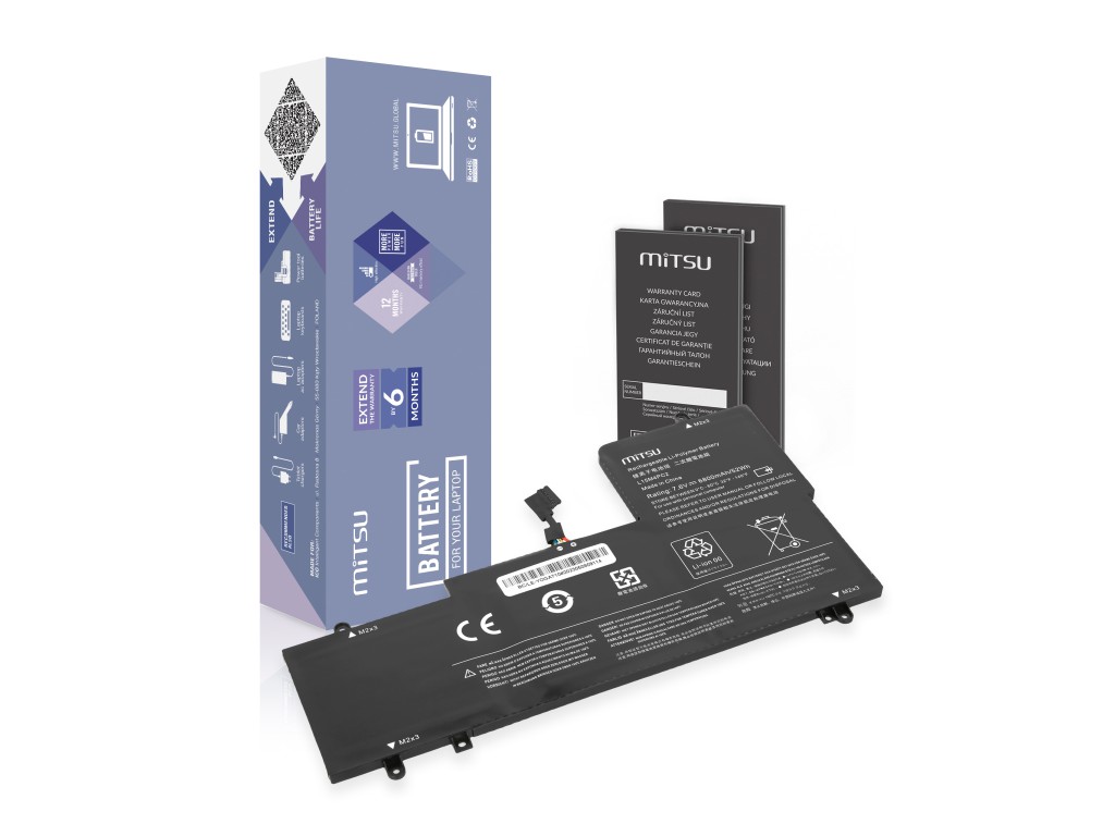 Bateria Mitsu do Lenovo Yoga 710 710-14IKB 710-14ISK 710-15