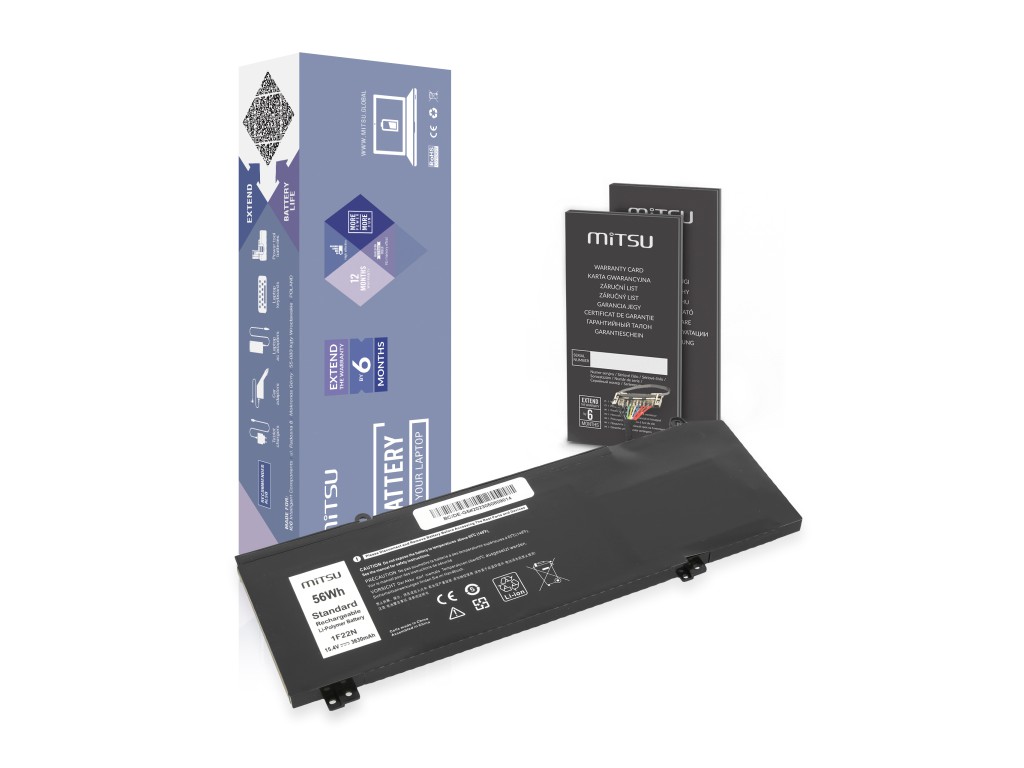 Bateria Mitsu do Dell Inspiron G5 5590, G7 7790
