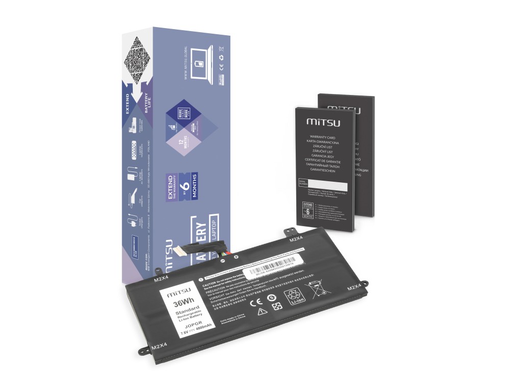 Bateria Mitsu do Dell Latitude 12 (5285), 5289