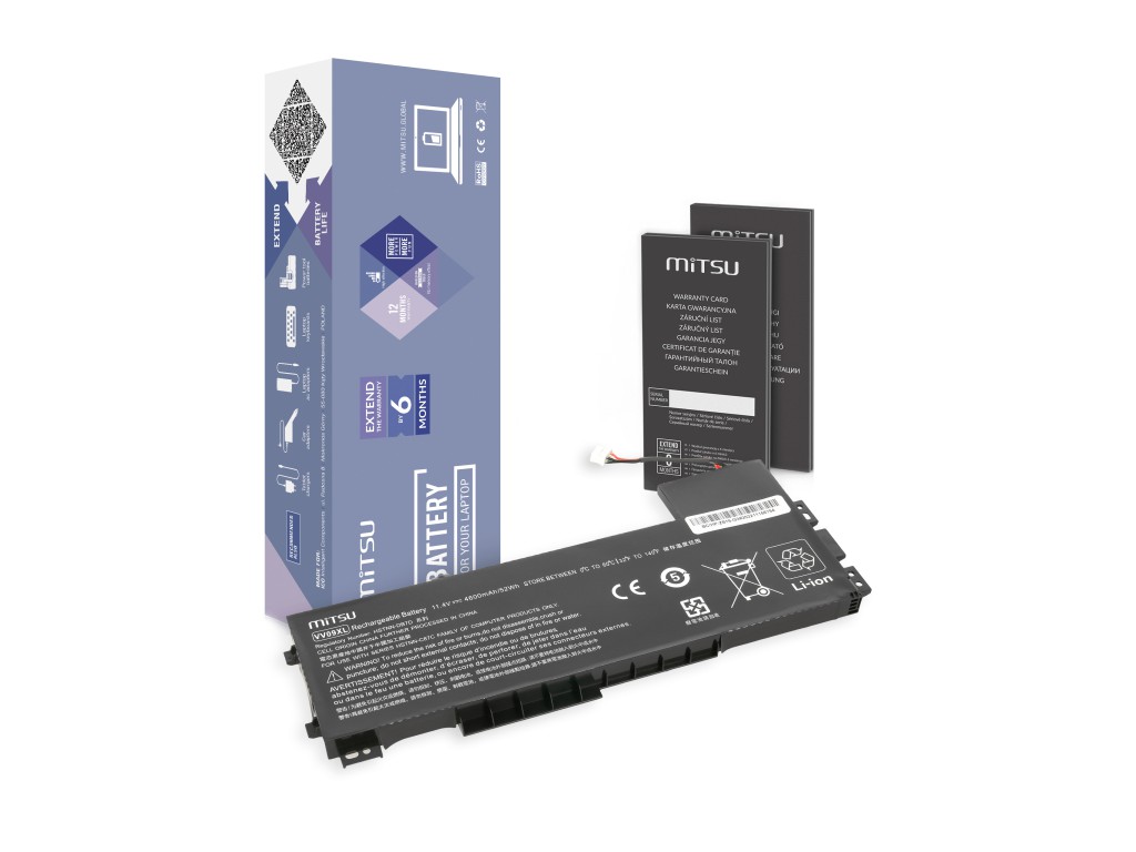 Bateria Mitsu do HP ZBook 15 G3, 15 G4