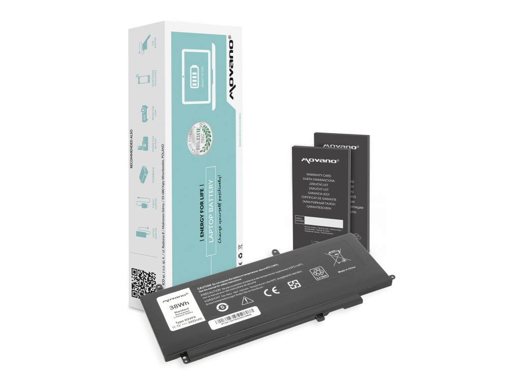 Bateria Movano do Dell Inspiron 15 (7547), 15 (7548)