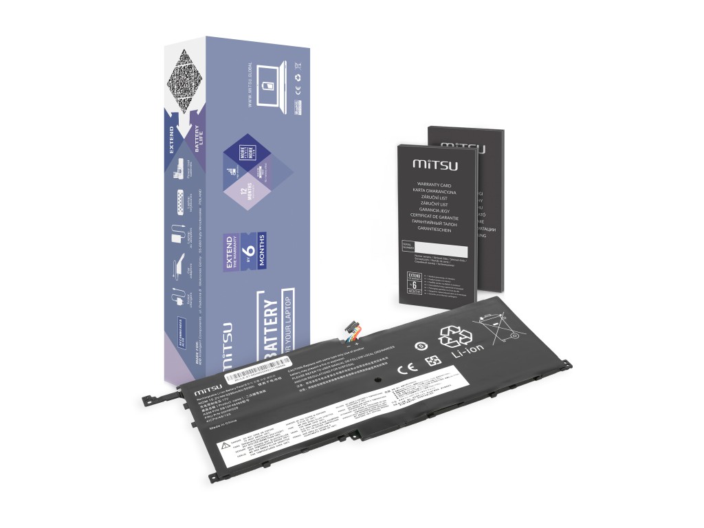 Bateria Mitsu do Lenovo ThinkPad X1 Carbon 4th