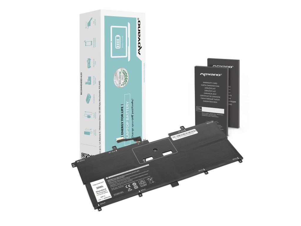 Bateria Movano do Dell XPS 13 (9365), 13 (9365-D1805TS)