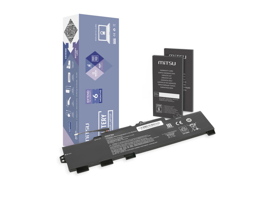 Bateria Mitsu do HP EliteBook 755 G5, 850 G5