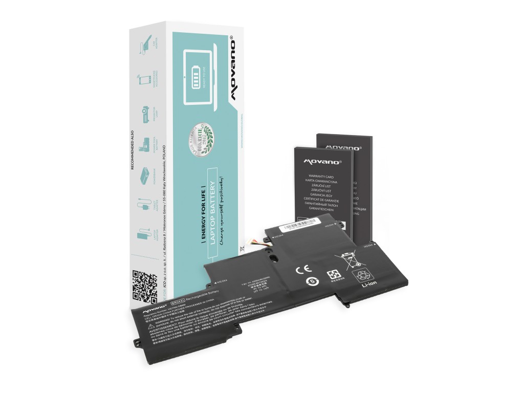 Bateria Movano do HP EliteBook Folio 1020 G1