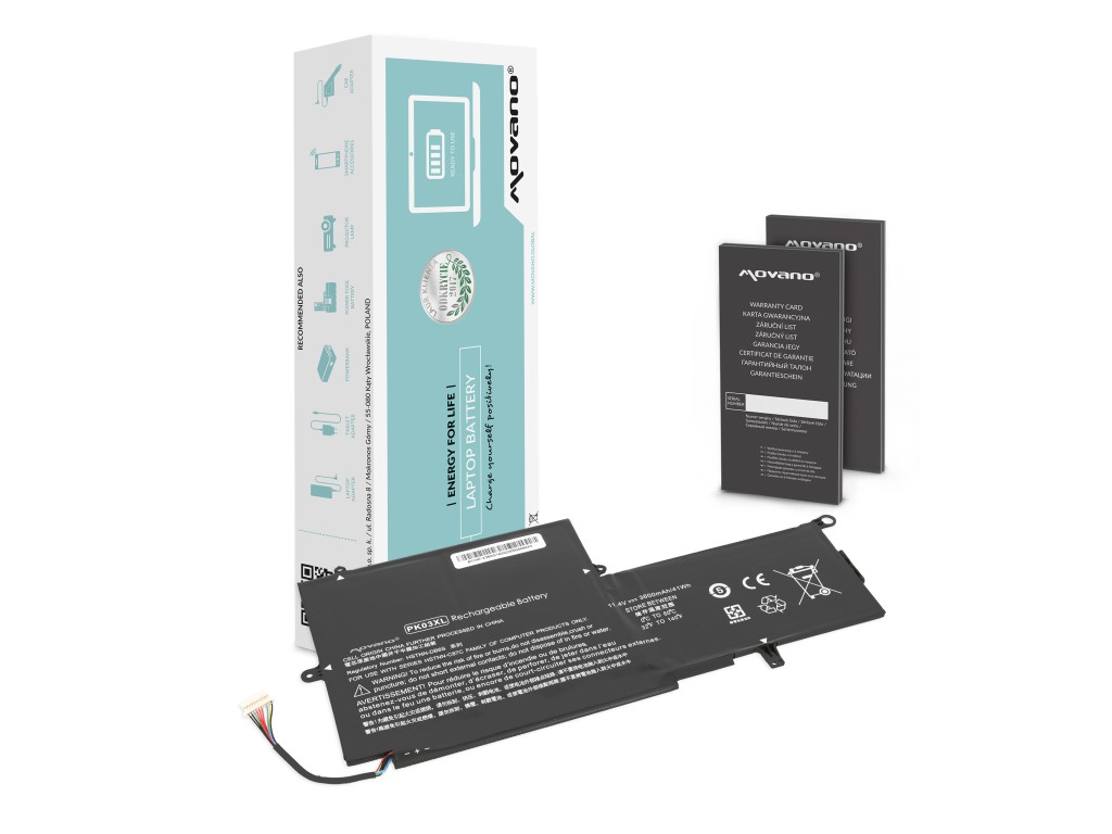 Bateria Movano do HP Envy x360 13, Spectre Pro x360 G1