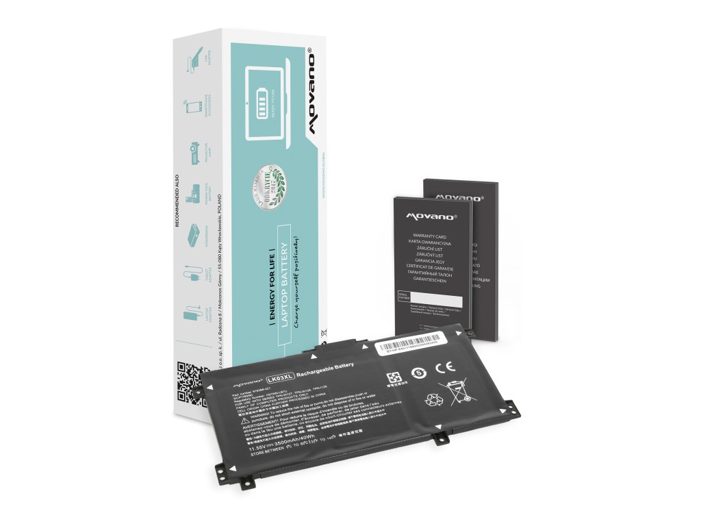 Bateria Movano do HP Envy 17, x360 15