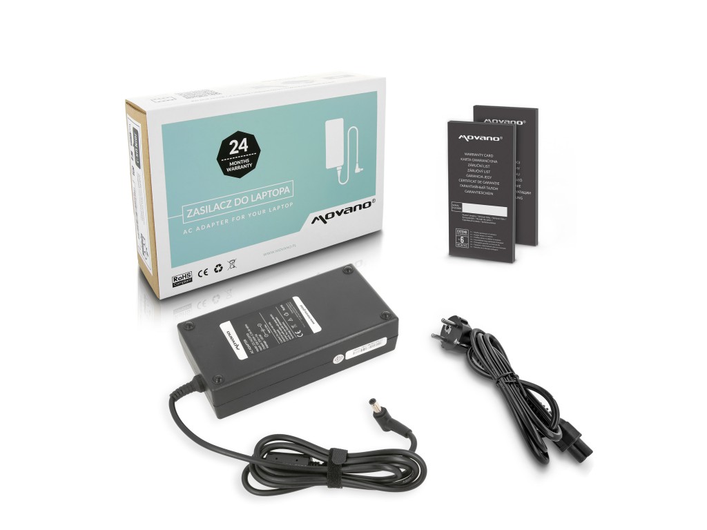 Zasilacz Movano 20v 9a (6.0x3.7) 180W do Asus