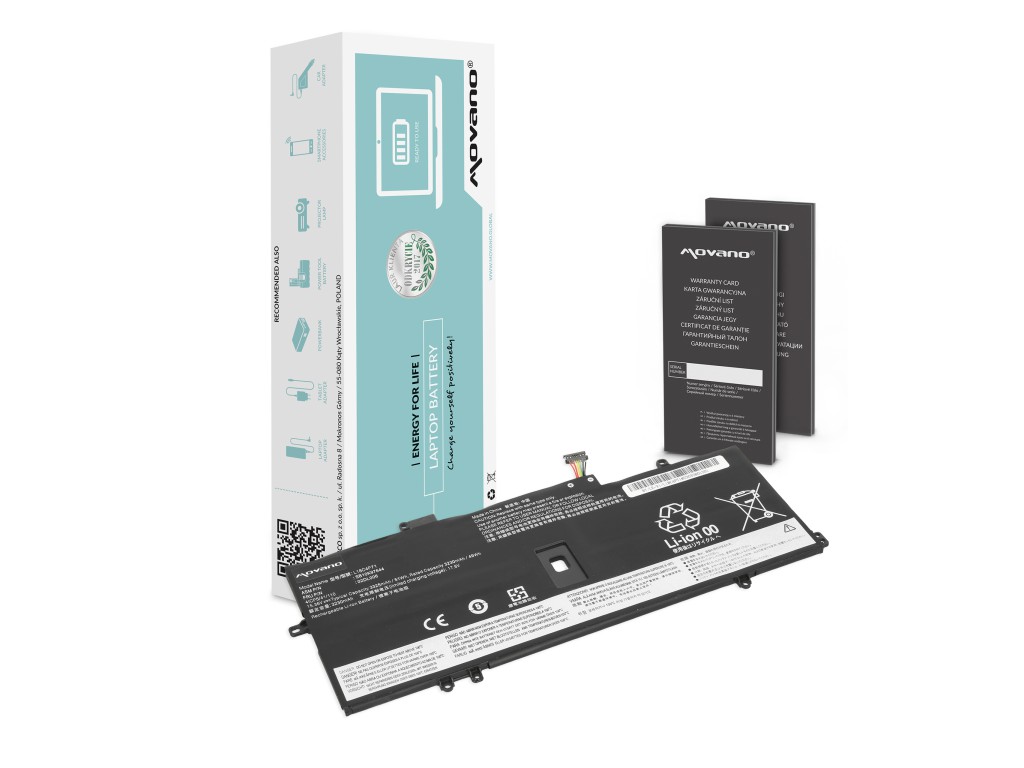 Bateria Movano do Lenovo Thinkpad X1 Carbon (gen7, gen8), Yoga (4gen, 5gen)