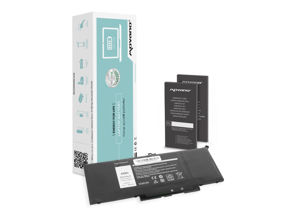 Bateria Movano do Dell Latitude 7390, 7490 (5800 mAh)