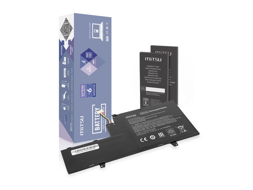 Bateria Mitsu do HP EliteBook x360 1030 G2