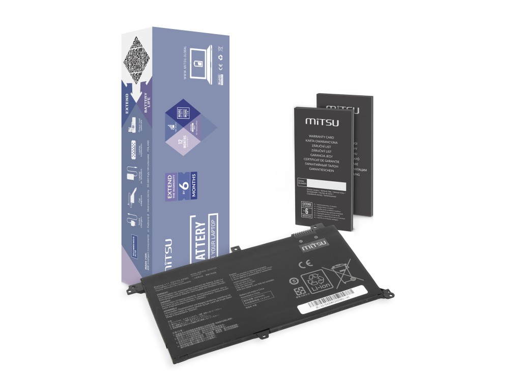 Bateria Mitsu do Asus Vivobook S14 S430 X430U K430