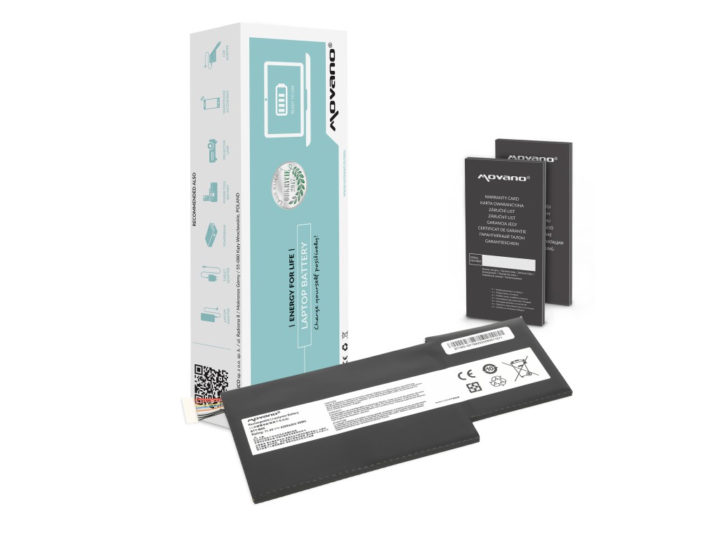 Bateria Movano do MSI GF63 GF75 GS43VR - BTY-M6K