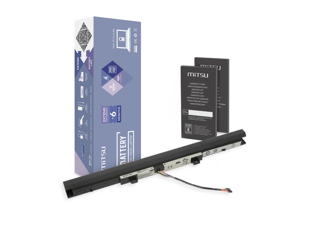 Bateria Mitsu do Lenovo IdeaPad V310 V310-14ISK V310-15ISK