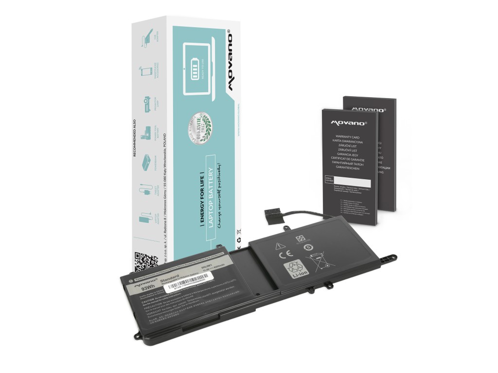 Bateria Movano do Dell Alienware 15 R3, 17 R4, 17 R5