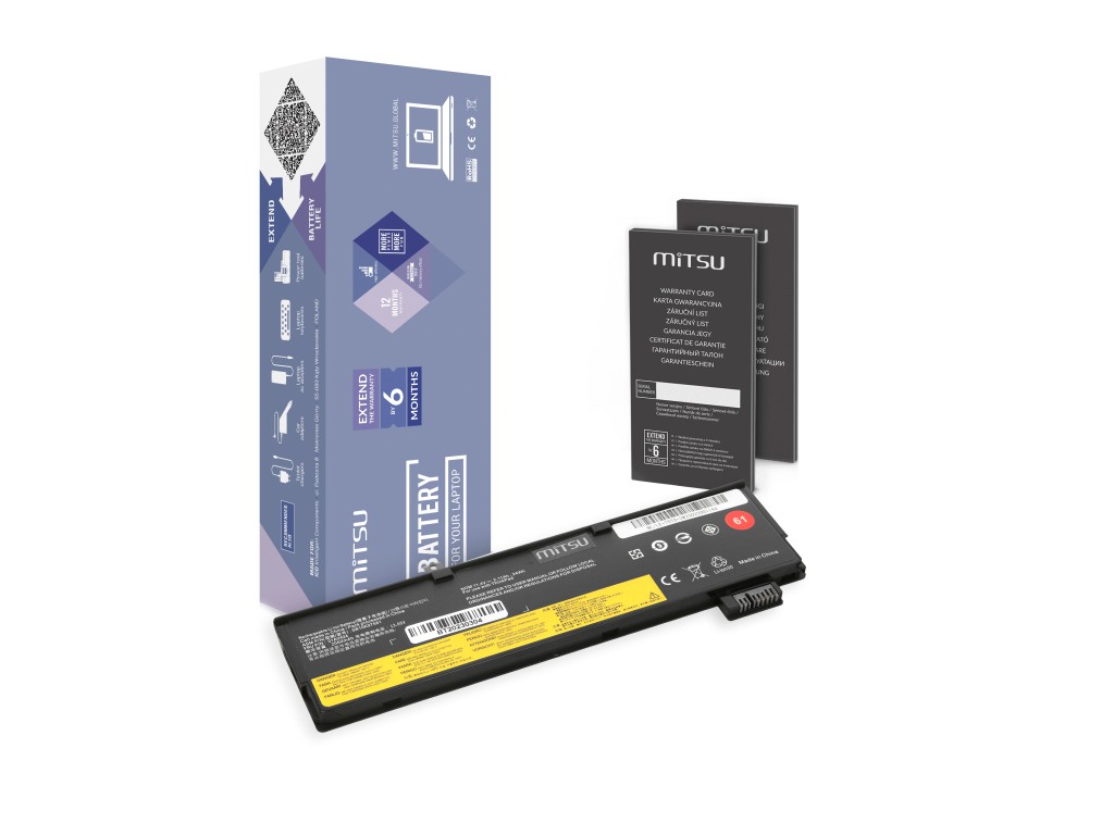 Bateria Mitsu do Lenovo ThinkPad T570 (2100mAh)