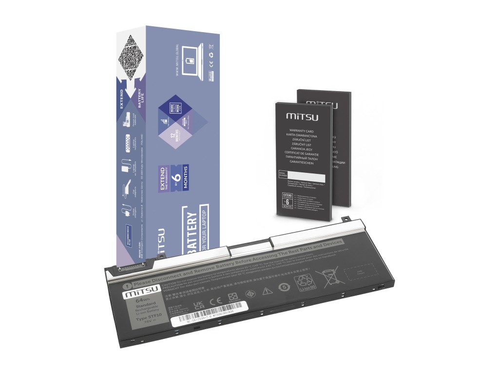 Bateria Mitsu do Dell Precision 7530, 7540, 7730 - 5TF10 7.6V