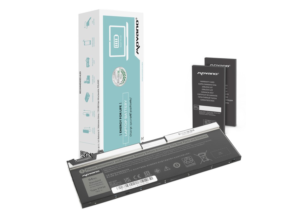 Bateria Movano do Dell Precision 7530, 7540, 7730 - 5TF10 7.6V