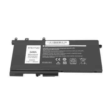 Bateria Mitsu do Dell Latitude E5280, E5480, E5580