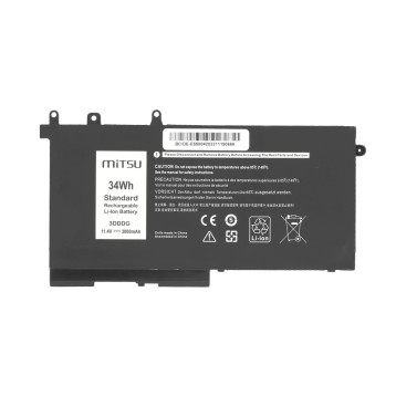 Bateria Mitsu do Dell Latitude E5280, E5480, E5580