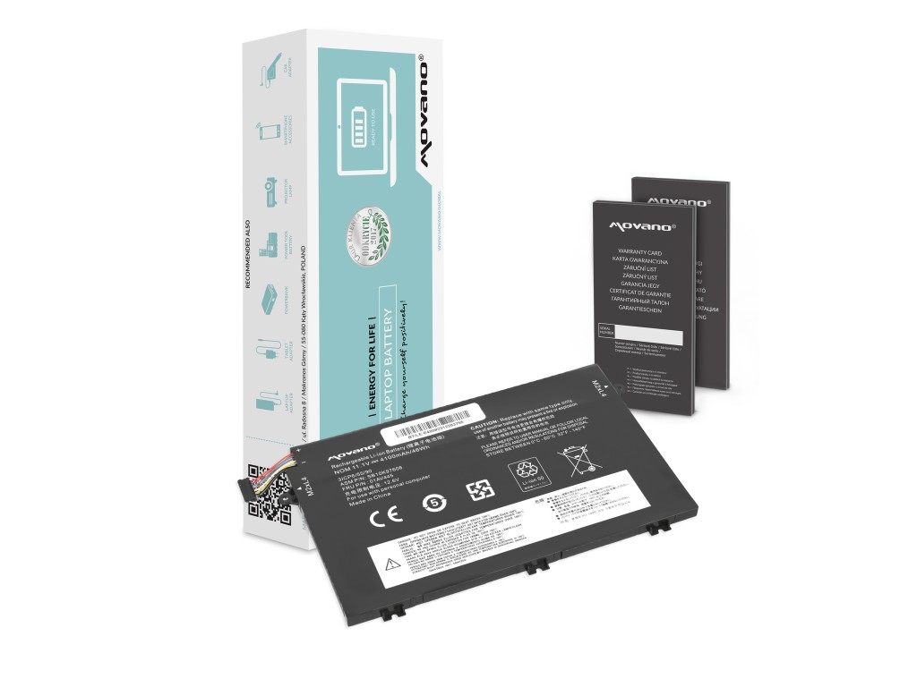 Bateria Movano do Lenovo ThinkPad E480, E580