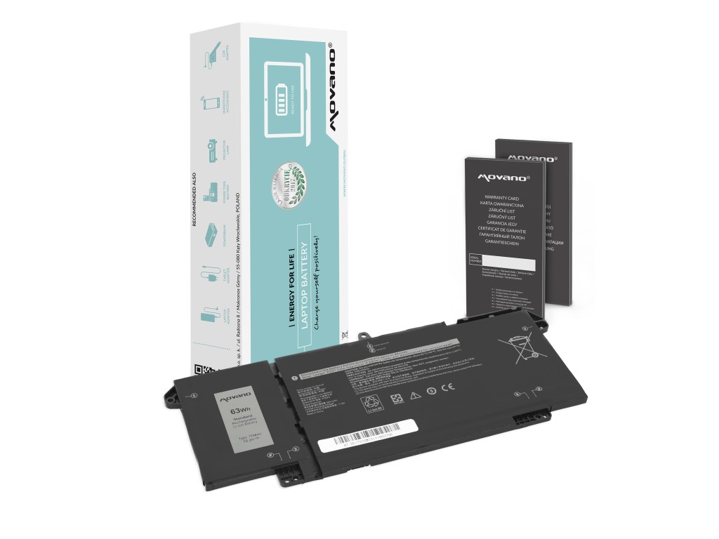 Bateria Movano do Dell Latitude 5320, 7320, 7520