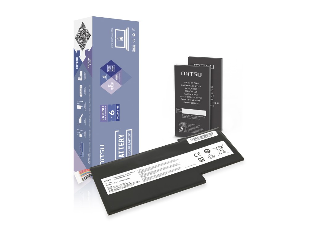 Bateria Mitsu do MSI GF63, GF75 (BTY-M6K)