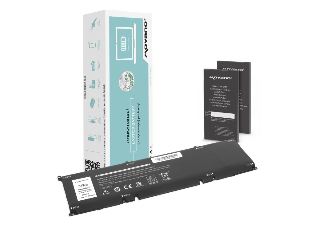 Bateria Movano do Dell Alienware M15 M17 R3, XPS 15 (9500)